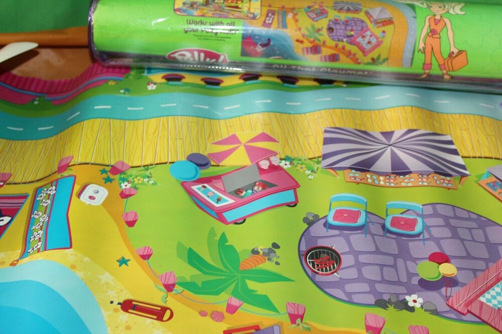 Mattel Polly Pocket All That Playmat Portable Interactive Toy With Carry Bag 04